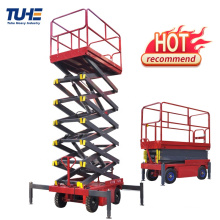 10m 12m 14m 16m Small Platform Aerial Work Mobile Scissor Lift For Sale